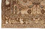 3x12 Beige and Brown Persian Tribal Runner