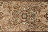 3x12 Beige and Brown Persian Tribal Runner