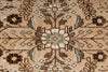 3x12 Beige and Brown Persian Tribal Runner