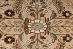 3x12 Beige and Brown Persian Tribal Runner