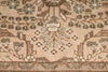 3x12 Beige and Brown Persian Tribal Runner