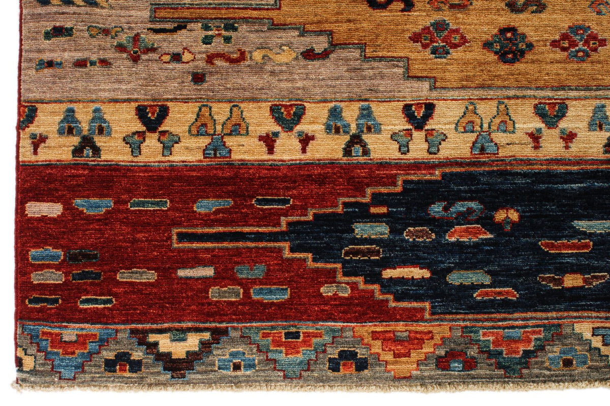 8x10 Multicolor Anatolian Tribal Rug