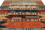 8x10 Multicolor Anatolian Tribal Rug