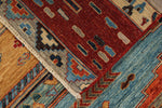 8x10 Multicolor Anatolian Tribal Rug
