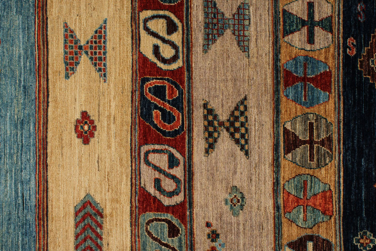 8x10 Multicolor Anatolian Tribal Rug