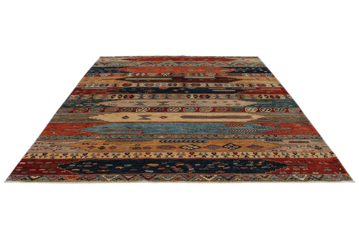 8x10 Multicolor Anatolian Tribal Rug