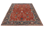 6x9 Rust and Navy Anatolian Traditional Rug