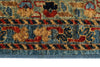 8x12 Blue and Multicolor Traditional Rug