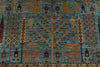 8x12 Blue and Multicolor Traditional Rug