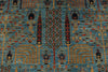 8x12 Blue and Multicolor Traditional Rug