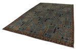 8x12 Blue and Multicolor Traditional Rug