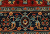 6x9 Rust and Navy Traditional Rug