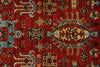 6x9 Rust and Navy Traditional Rug