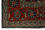 10x14 Navy and Red Anatolian Traditional Rug