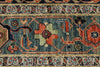 9x12 Blue and Green Anatolian Traditional Rug