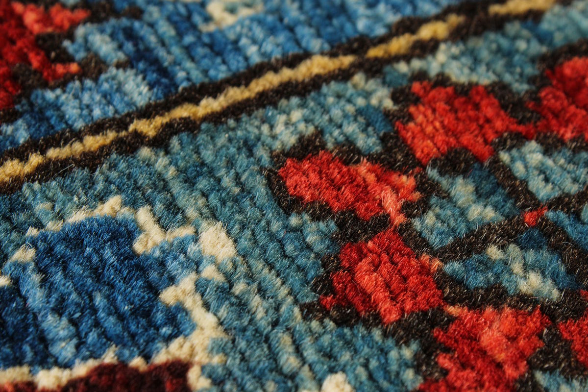 10x14 Navy and Red Traditional Rug