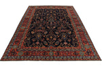 10x14 Navy and Red Traditional Rug