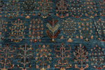 9x12 Blue and Green Anatolian Traditional Rug