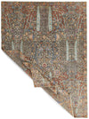 9x12 Gray and Multicolor Turkish Oushak Rug