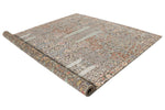 9x12 Gray and Multicolor Turkish Oushak Rug