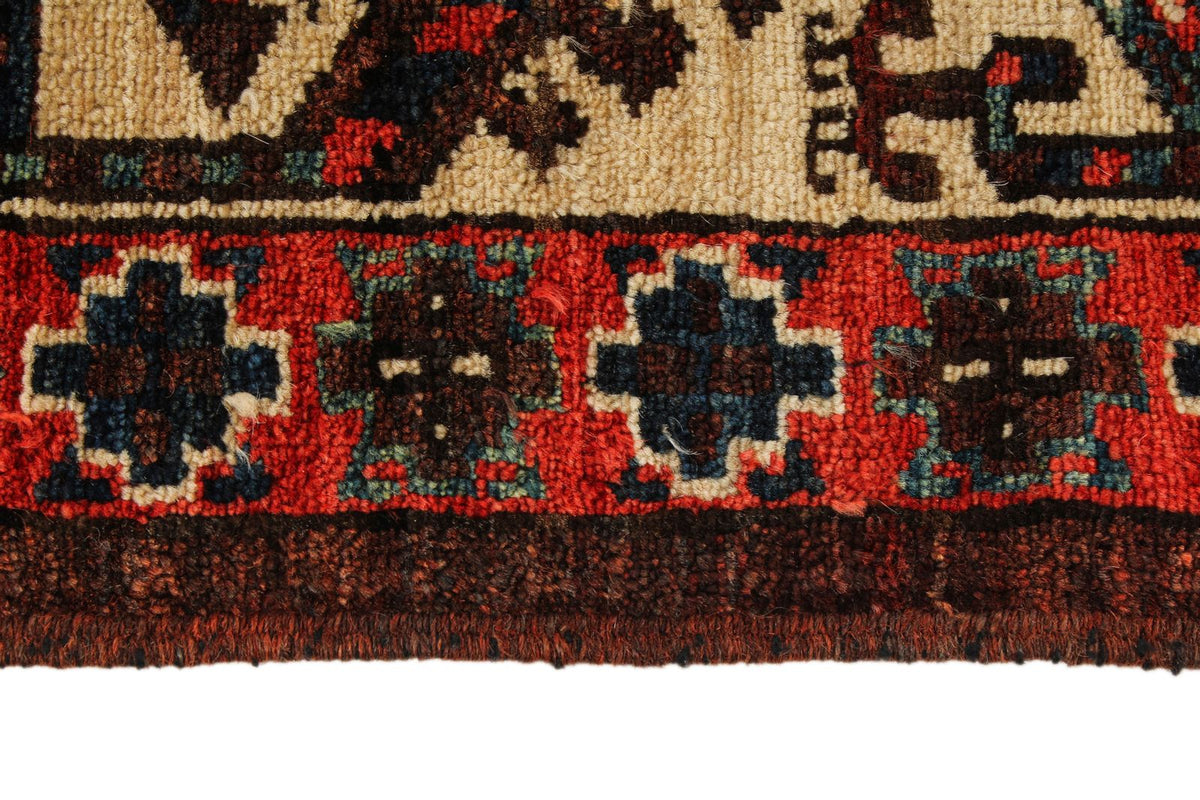 9x13 Burgundy and Ivory Turkish Traditional Rug