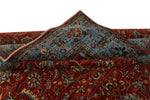 8x10 Rust and Blue Anatolian Traditional Rug