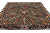 8x11 Navy and Red Anatolian Traditional Rug