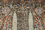 7x9 Gray and Multicolor Turkish Oushak Rug