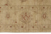 7x10 Ivory and Ivory Turkish Oushak Rug