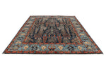 8x11 Navy and Blue Anatolian Traditional Rug