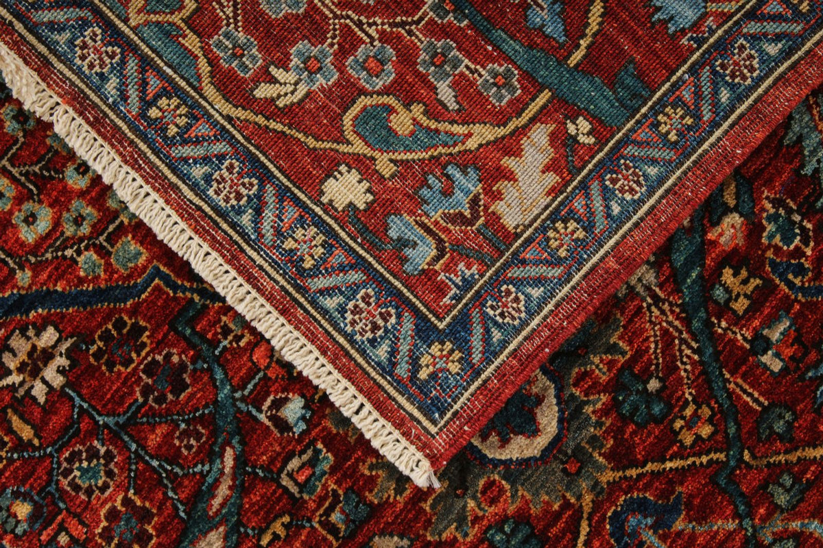 3x5 Rust and Multicolor Anatolian Traditional Rug