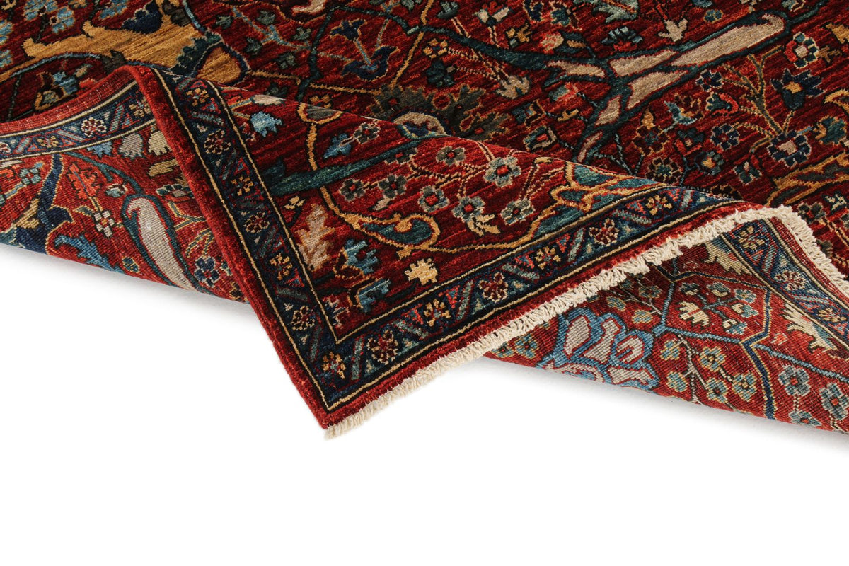 3x5 Rust and Multicolor Anatolian Traditional Rug