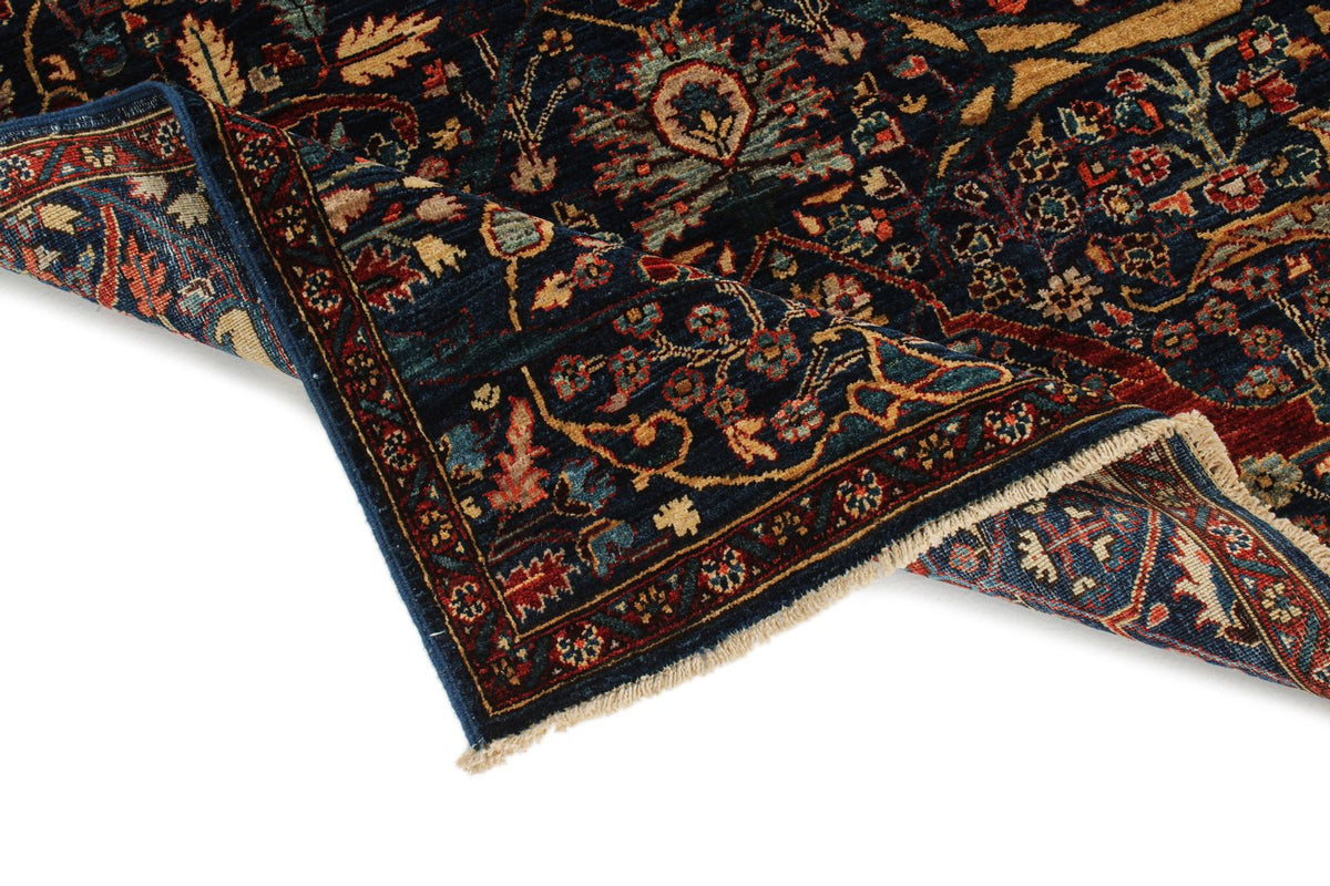 3x5 Navy and Multicolor Anatolian Traditional Rug