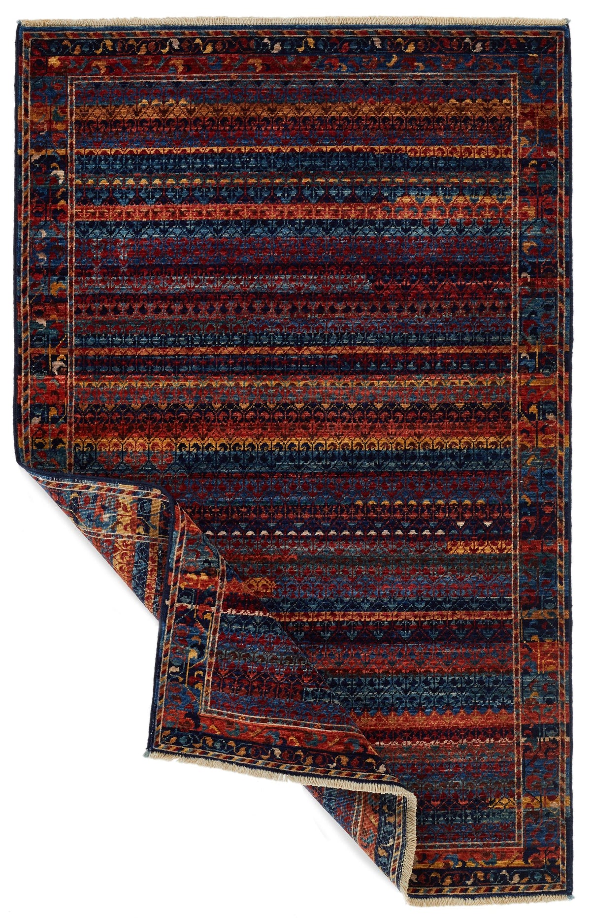 3x5 Multicolor Traditional Rug