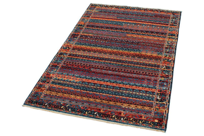 3x5 Multicolor Traditional Rug