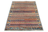 3x5 Multicolor Traditional Rug
