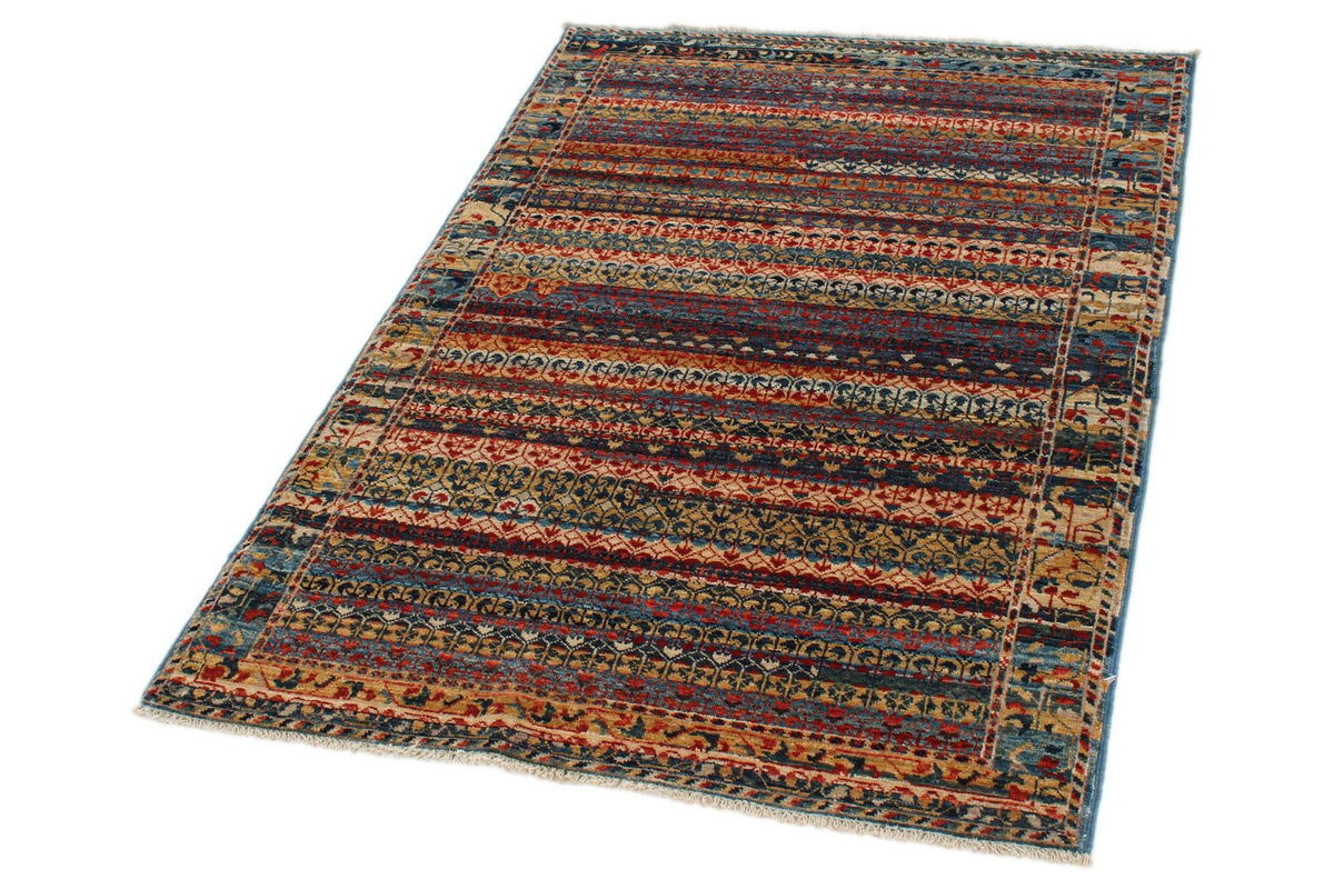 3x5 Multicolor Traditional Rug