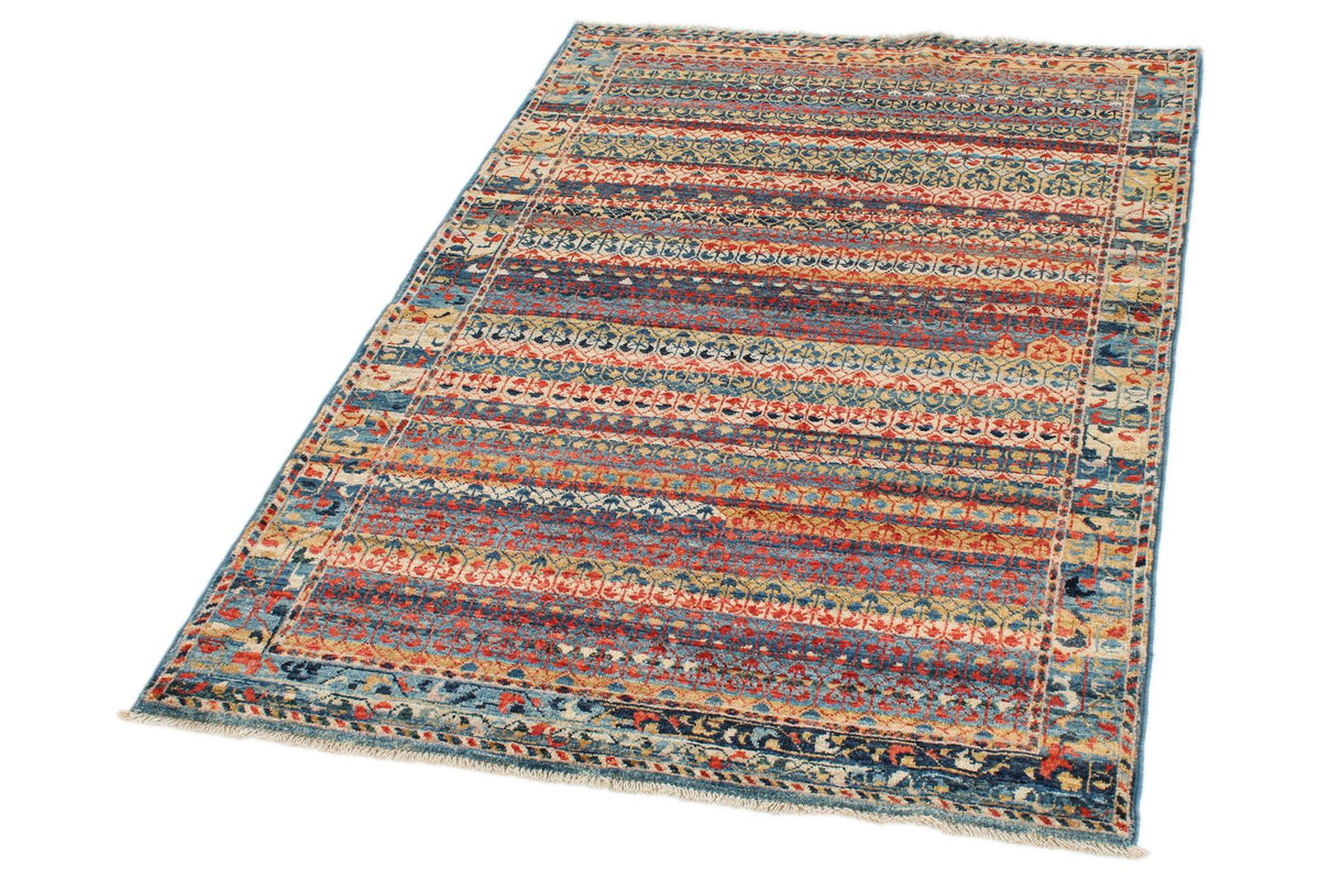 3x5 Multicolor Traditional Rug