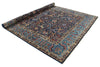 8x10 Navy and Blue Anatolian Traditional Rug