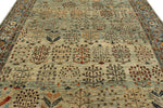 9x12 Green and Blue Anatolian Traditional Rug