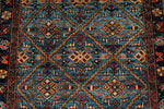 3x5 Blue and Navy Traditional Rug