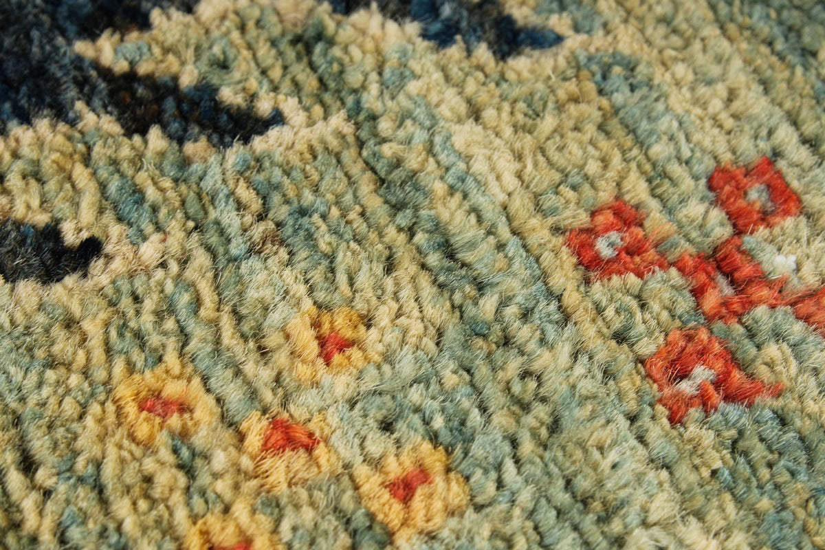 5x7 Navy and Multicolor Anatolian Traditional Rug