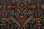 5x8 Navy and Multicolor Anatolian Traditional Rug
