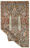 3x5 Gray and Multicolor Turkish Oushak Rug