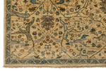 5x7 Ivory and Blue Anatolian Traditional Rug