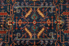 5x8 Navy and Multicolor Anatolian Traditional Rug