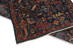 5x8 Navy and Multicolor Anatolian Traditional Rug