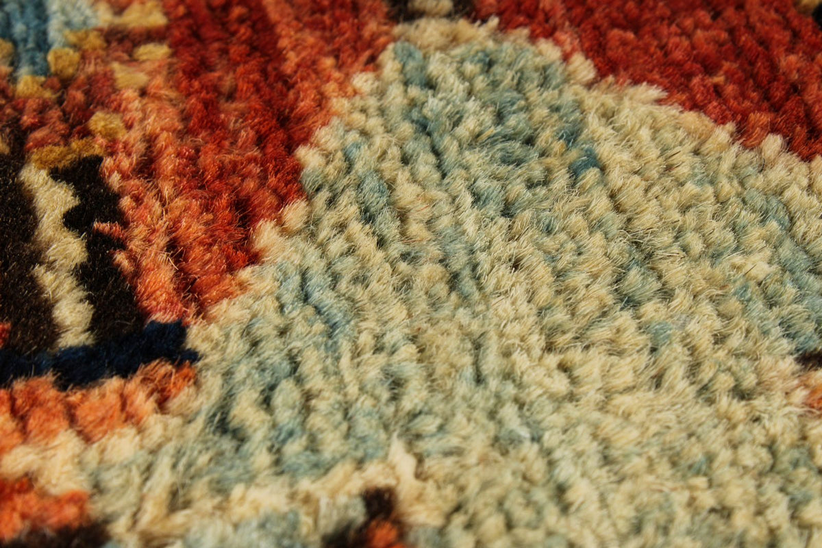 5x8 Rust and Multicolor Anatolian Traditional Rug