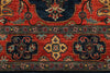 5x9 Navy and Rust Anatolian Traditional Rug