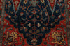 5x9 Navy and Rust Anatolian Traditional Rug